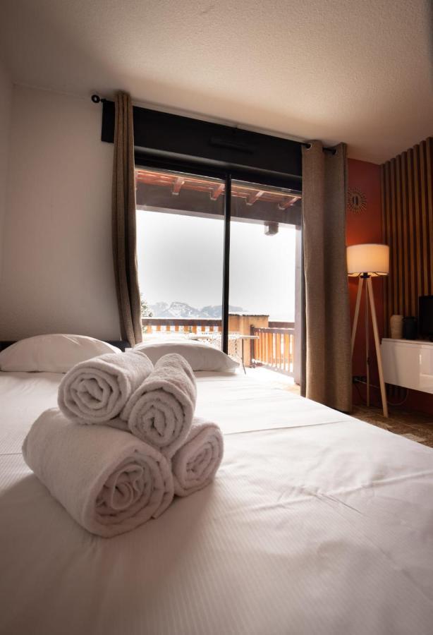 Apartament Le Ticou - Cosy Et Lumineux Avec Balcon Font-Romeu-Odeillo-Via Zewnętrze zdjęcie